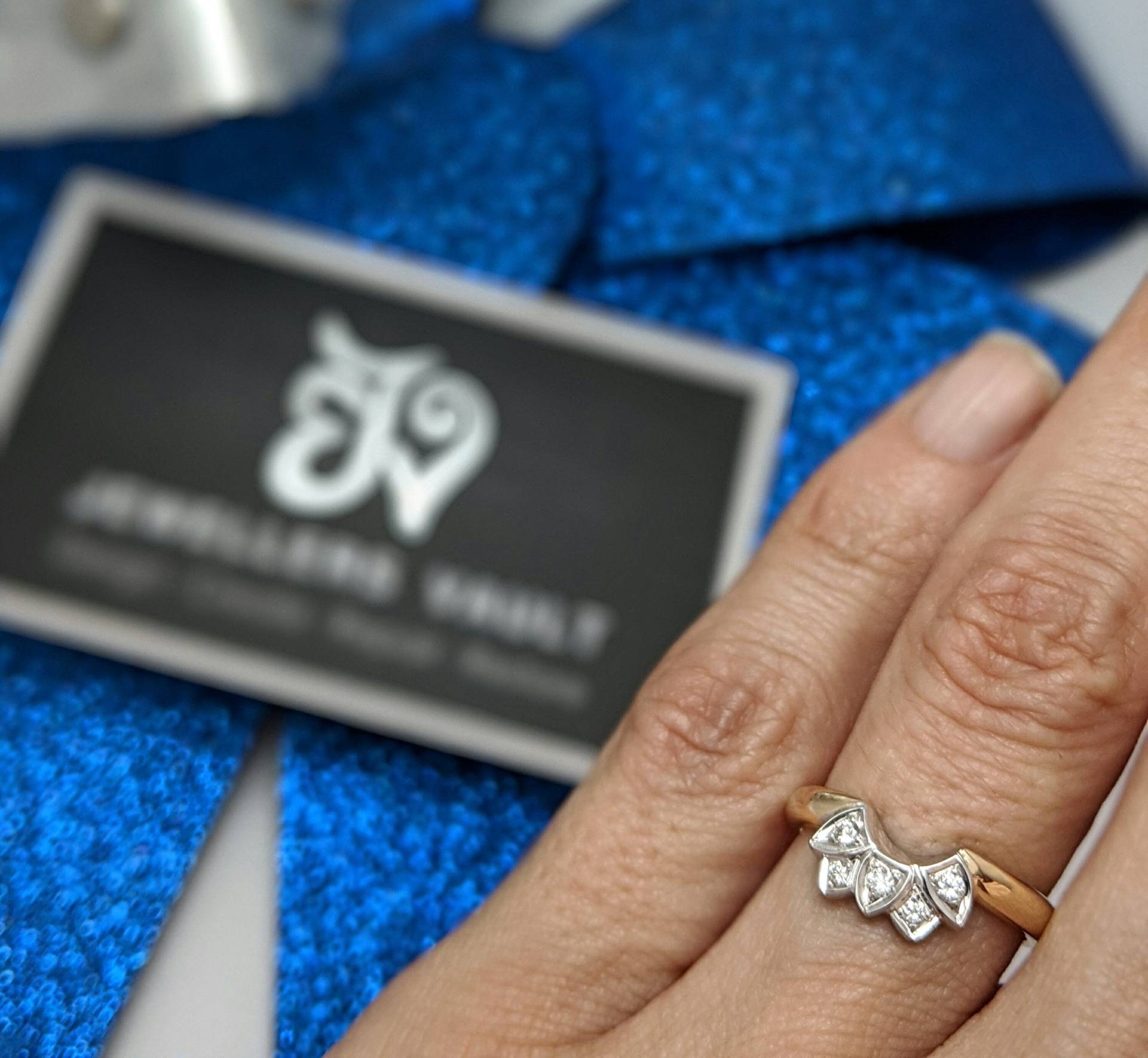 diamond crown eternity ring