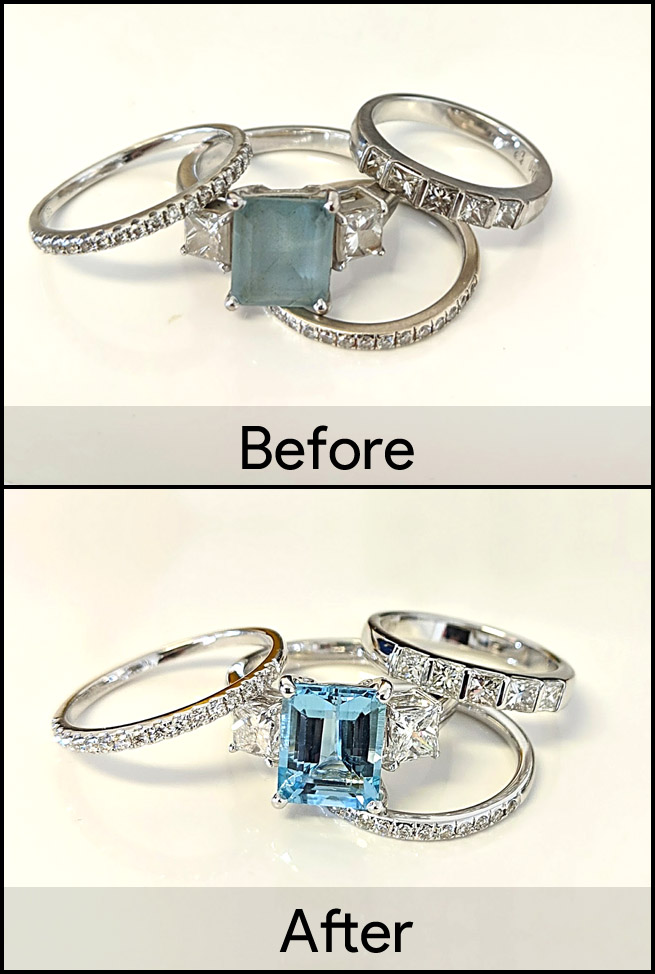 jewellery cleaning and rhodium plating
